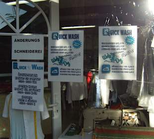 Hinweisschilder im Fenster !