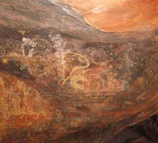 Felsenmalereien am Uluru