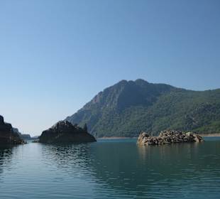 Bootsfahrt auf der Talsperre