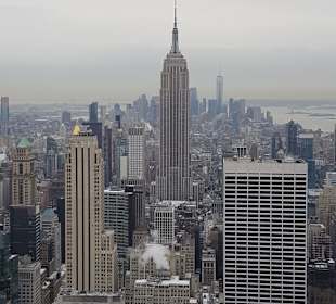Ausblick vom Rockefeller Center
