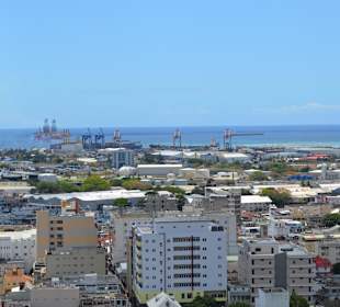 Blick über Port Louis von der Zitadelle aus