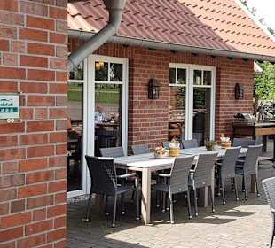 Teil der vorderen Terrasse