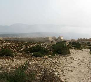 Innerhalb der Burgruine Agadirs