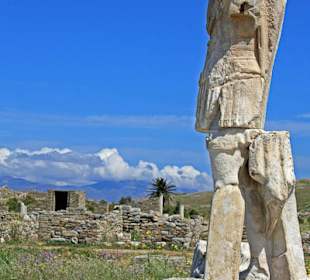 Ruiny na wyspie Delos