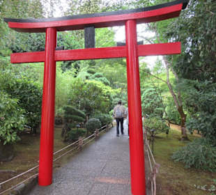 Im Butchart Garden unterwegs