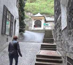Fußweg zum Kapuzinerkloster