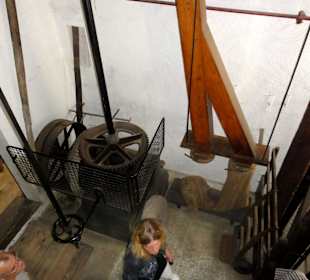 Der Lastenaufzug der Brennerei