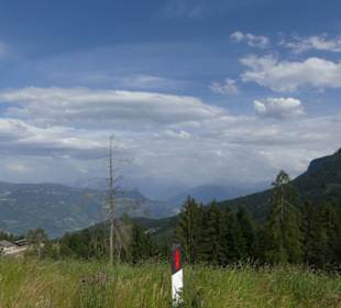 Aussicht Gampenpass