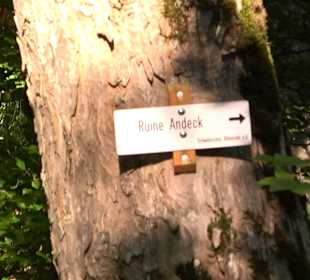 Burgruine Andeck Talheim