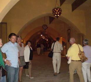 Gang im Arenagebäude