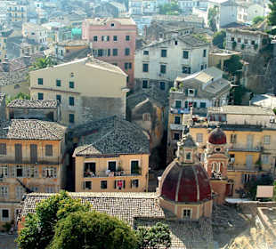Blick auf Kerkyra