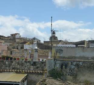 Blick von der Stadtmauer auf die Altstadt
