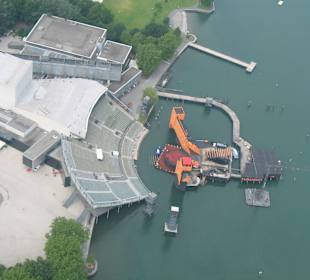 Bregenz mit Seebühne 