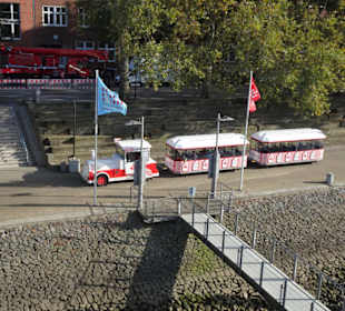 Der Stadtmusikanten-Express an der Schlachte