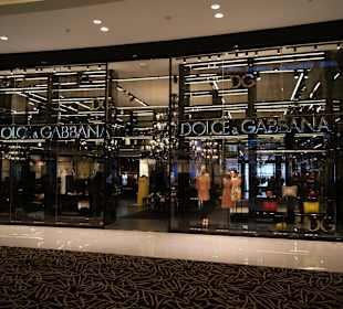 D&G Geschäft im Luxusbereich der Mall