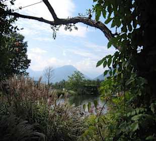 Ausblick auf die Gärten