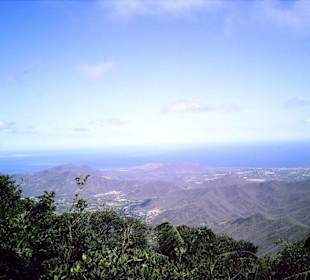 Aussich vom Berg Nationalpark Cerro El Copey