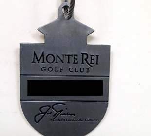 Plakette nach dem Spiel 