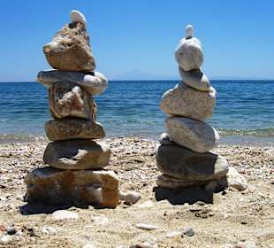 Vom wesentlich ruhigeren "Campingstrand"