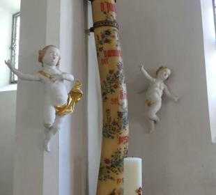 Innenansicht große Kerze