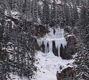 Wasserfall am Lake Louise