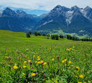 Blick von Motta Naluns