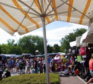 Sehr viele Leute dort