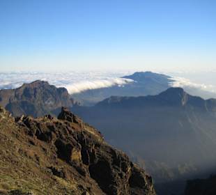 Blick vom Roque de los Muchachos nach Süden
