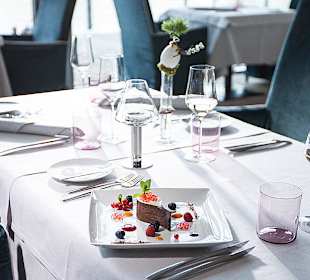 Der Abschluss eines leckeren Abendmenüs...