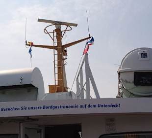 Dort ist die Gastronomie An Bord