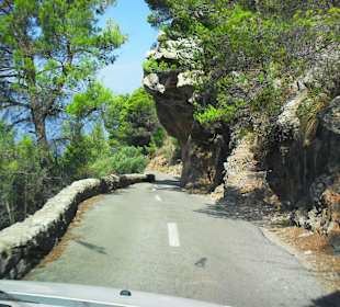 Straße nach Port de Valdemossa