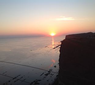 Sonnenuntergang auf Helgoland