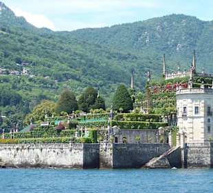 Vista dell'isola dalla barca