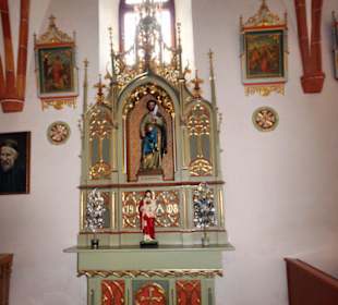 Nebenaltar Wallfahrtskirche Heilig Kreuz