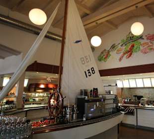 Verkaufsstände im SB-Restaurant