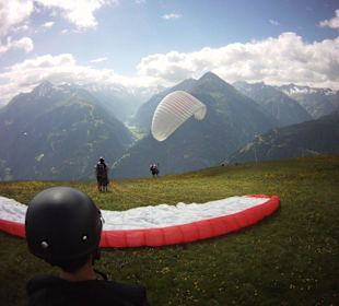 Startplatz auf 2095 m am Penken, Finkenberg