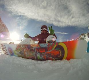 Skifahren am Hintertuxer Gletscher