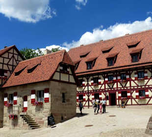 Gebäude im Burgareal