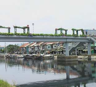 Überqueren des Flusses 