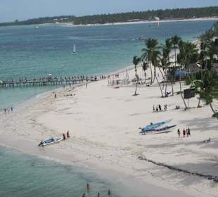Ausblick beim Parasailing