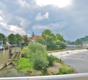 Weserwehr und Fischpass