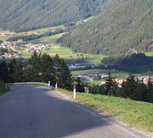 Furkelpass Abfahrt in das Pustertal