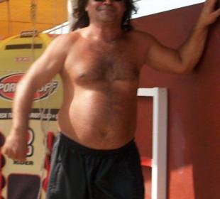 Ali, der Kapitän vom Parasailing