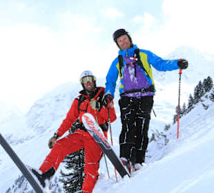 Coole Freeride Skitag mit den Guides