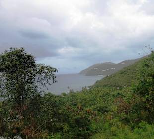 Blick auf das Meer von oben