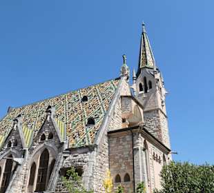 Die evangelische Trinitatiskirche in Arco