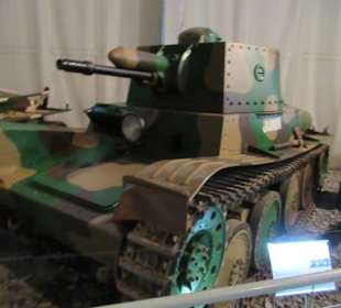 In den Hallen des Militärmuseums Lesany