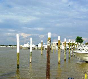 Am Ende von Bibione Yachthafengebiet