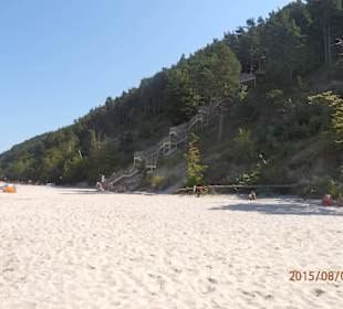 Schody prowadzące na Kawczą Górę