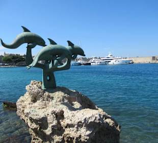 Mit dem Hop Bus in Rhodos Stadt unterwegs